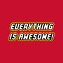 Everything is Awesome-none removable cover w insert throw pillow-Fishbiscuit