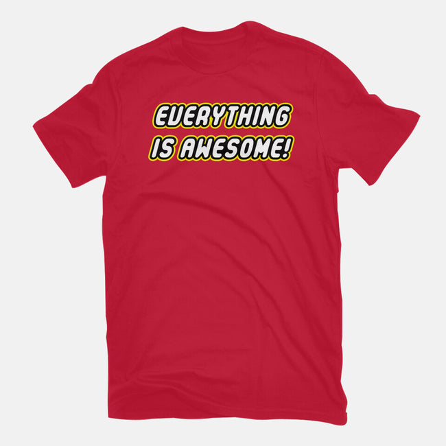 Everything is Awesome-unisex basic tee-Fishbiscuit