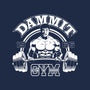 Dammit Gym-none stretched canvas-mephias