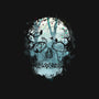 Dark Forest Skull-none removable cover w insert throw pillow-Sitchko Igor
