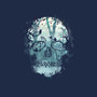 Dark Forest Skull-none memory foam bath mat-Sitchko Igor