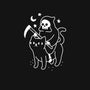 Death Rides A Black Cat-none memory foam bath mat-Obinsun