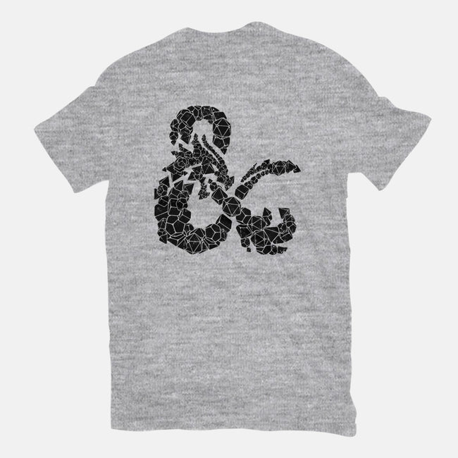 Dice Dragon-mens long sleeved tee-shirox