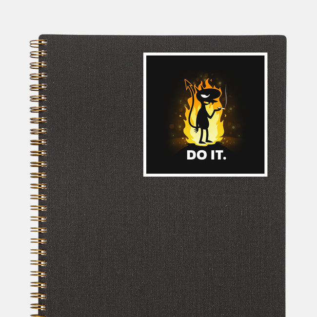 Do It-none glossy sticker-THRASHERR