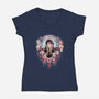 Don't Dream It, Be It!-womens v-neck tee-Emilie_B