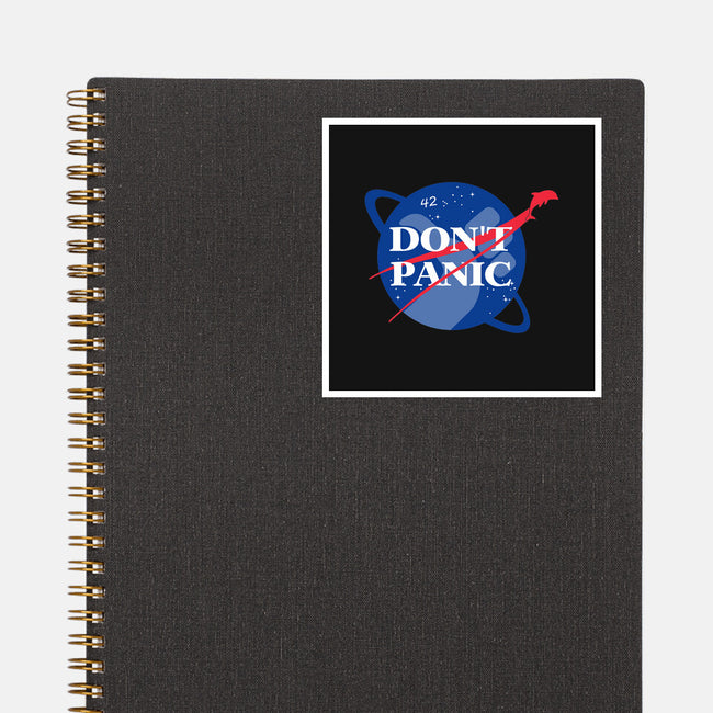 Don't Panic-none glossy sticker-Manoss1995
