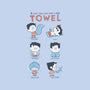 Don't Panic And Carry A Towel-unisex kitchen apron-queenmob