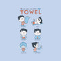 Don't Panic And Carry A Towel-mens heavyweight tee-queenmob