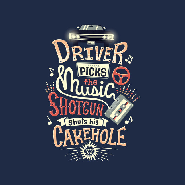 Driver Picks the Music-none non-removable cover w insert throw pillow-risarodil