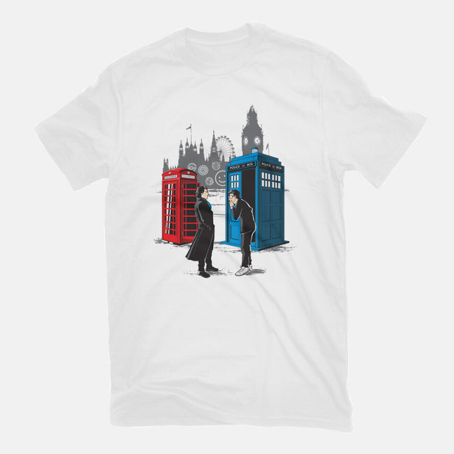 Cabins Collide-unisex basic tee-Adams Pinto