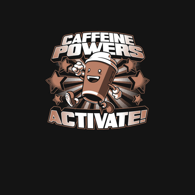 Caffeine Powers, Activate!-youth crew neck sweatshirt-Obvian