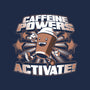 Caffeine Powers, Activate!-unisex basic tee-Obvian