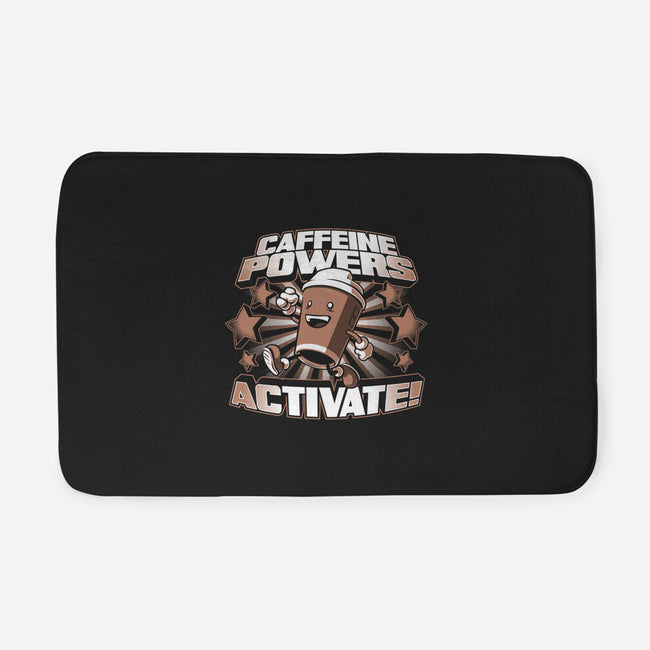 Caffeine Powers, Activate!-none memory foam bath mat-Obvian