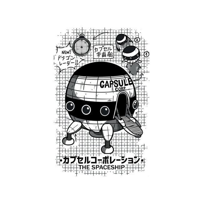Capsule Spaceship-unisex kitchen apron-pescapin