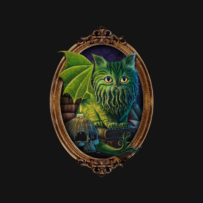 Cathulhu-none non-removable cover w insert throw pillow-MoniWolf