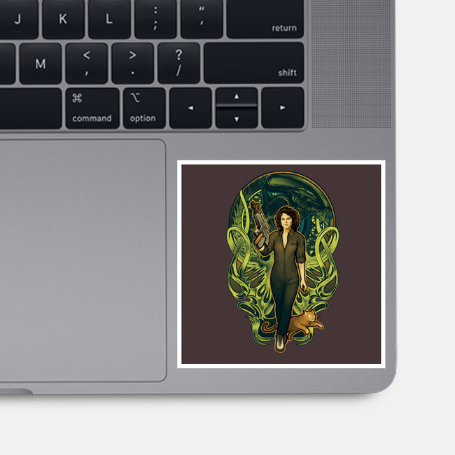 Come On, Cat-none glossy sticker-MeganLara