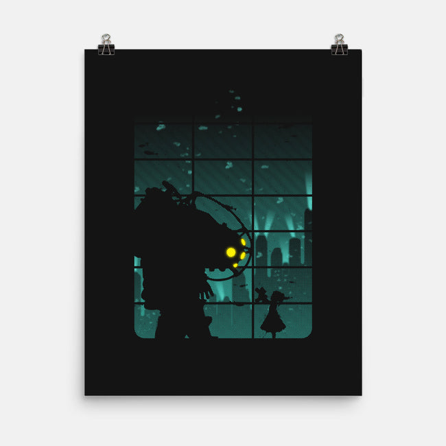 Come On, Mr. Bubbles!-none matte poster-filiskun