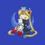 Crazy Moon Cat Lady-none stretched canvas-DoOomcat