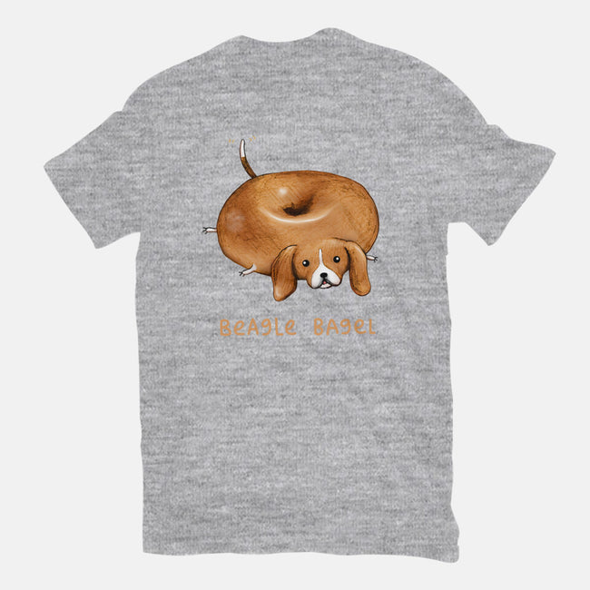 Beagle Bagel-womens fitted tee-SophieCorrigan