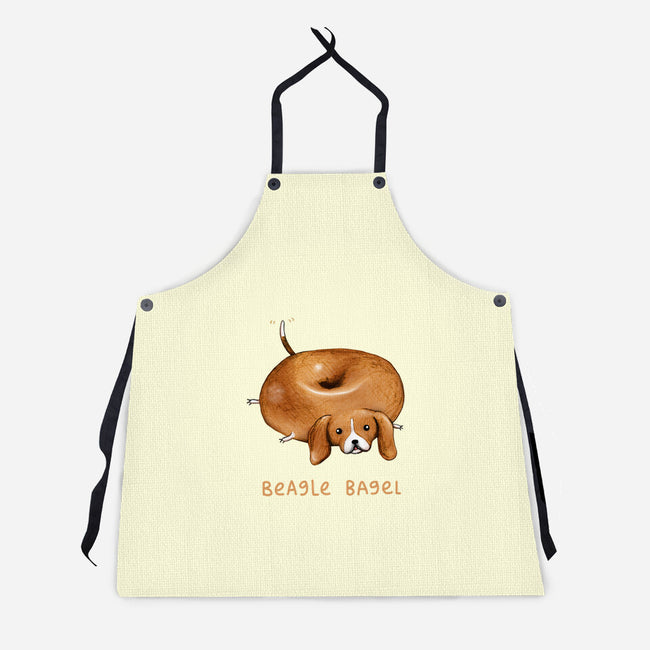 Beagle Bagel-unisex kitchen apron-SophieCorrigan