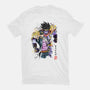 Bizarre Adventure Watercolor-youth basic tee-DrMonekers
