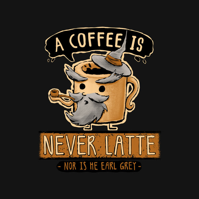 A Coffee is Never Latte-none non-removable cover w insert throw pillow-Hootbrush