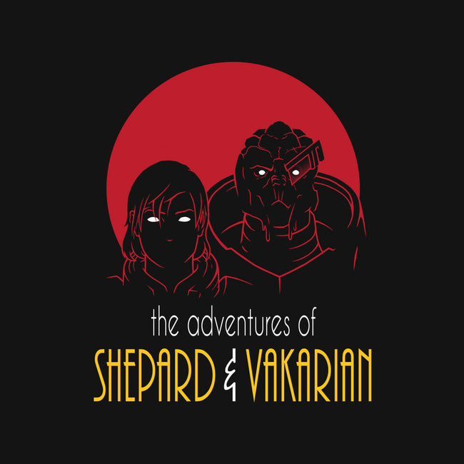 Adventures of FemShep-womens v-neck tee-Cattoc_C