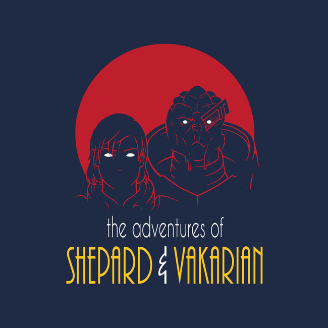 Adventures of FemShep-womens v-neck tee-Cattoc_C