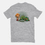 Afraid of Your Own Shadow-womens fitted tee-DJKopet