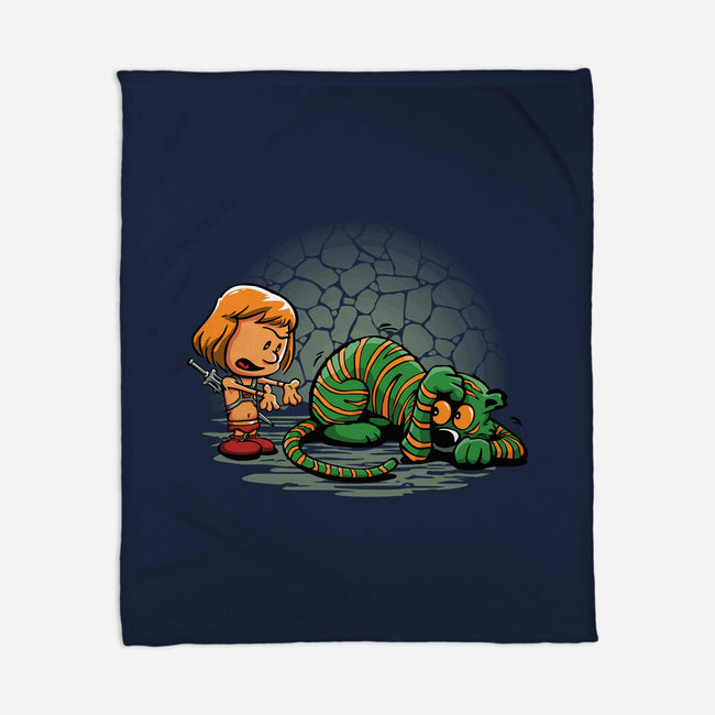 Afraid of Your Own Shadow-none fleece blanket-DJKopet