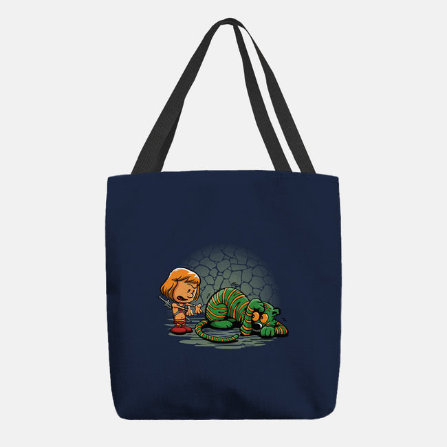 Afraid of Your Own Shadow-none basic tote-DJKopet