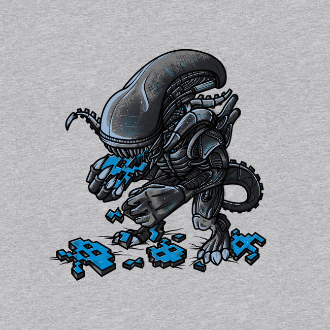 Alien Eats Alien-unisex basic tee-Letter_Q