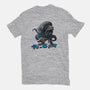 Alien Eats Alien-youth basic tee-Letter_Q