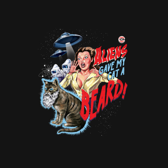 Aliens Gave My Cat a Beard-none matte poster-Steven Rhodes