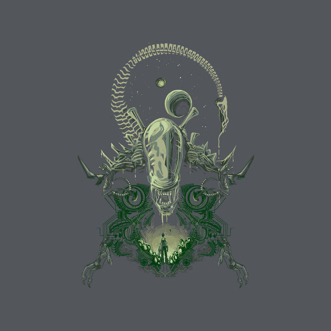 Alien's Nightmare-none polyester shower curtain-Harantula
