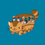 All Aboard-none polyester shower curtain-kpcomix