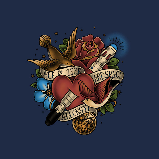 All of Time and Space Tattoo-cat basic pet tank-MeganLara