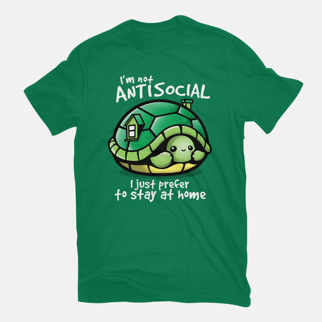 Antisocial Turtle-unisex basic tee-NemiMakeit