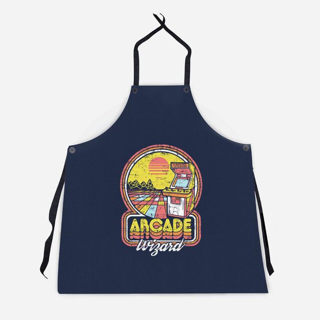 Arcade Wizardry-unisex kitchen apron-artlahdesigns