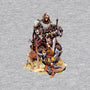 Arya and the Hound-none glossy sticker-Matias Bergara