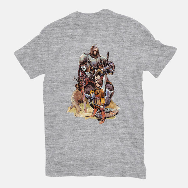 Arya and the Hound-youth basic tee-Matias Bergara