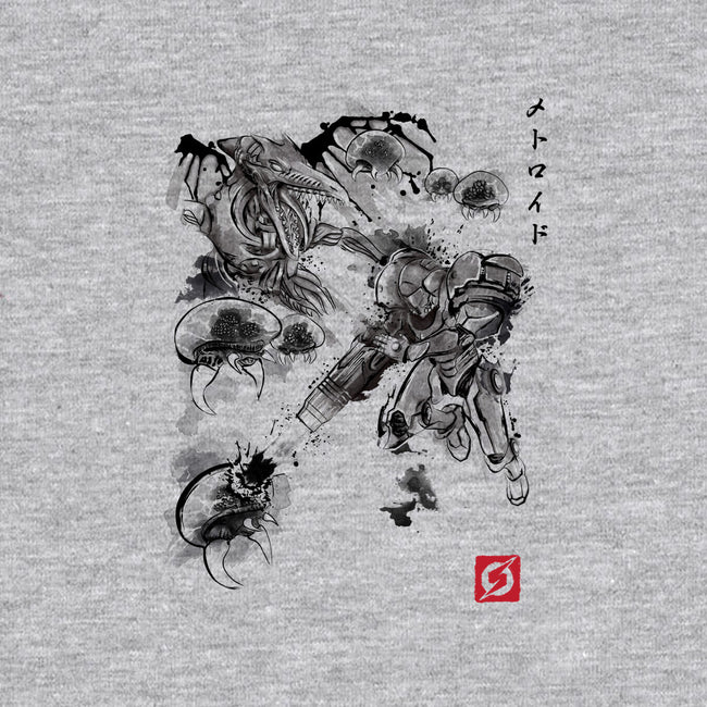 Attack of the Space Pirates Sumi-e-none stretched canvas-DrMonekers