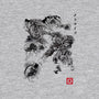 Attack of the Space Pirates Sumi-e-none stretched canvas-DrMonekers