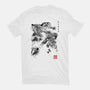 Attack of the Space Pirates Sumi-e-youth basic tee-DrMonekers