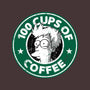 100 Cups of Coffee-none glossy sticker-Barbadifuoco