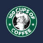 100 Cups of Coffee-none glossy sticker-Barbadifuoco