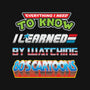 80's Education-none stretched canvas-Beware_1984