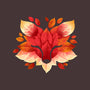 Fox of Leaves-none non-removable cover w insert throw pillow-NemiMakeit