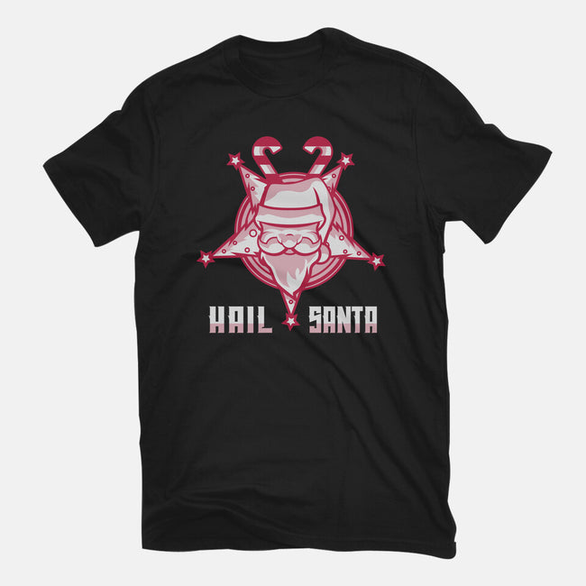 Hail Santa-unisex basic tee-jamesbattershill