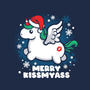 Merry Kiss My Ass-none stretched canvas-NemiMakeit